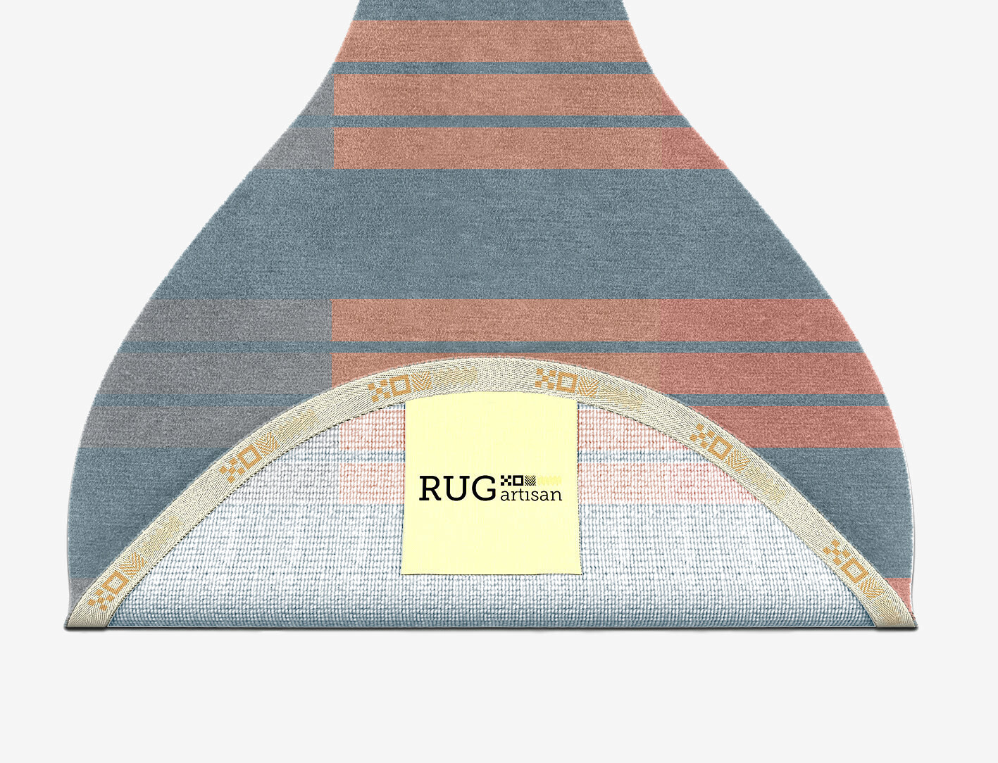 Sweep Minimalist Drop Hand Knotted Tibetan Wool Custom Rug by Rug Artisan