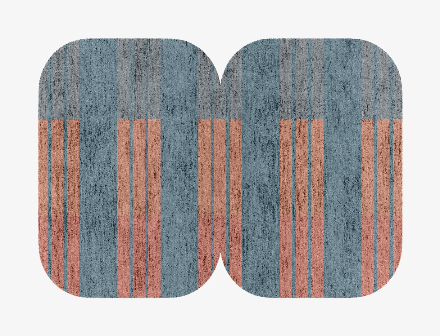 Sweep Minimalist Eight Hand Knotted Bamboo Silk Custom Rug by Rug Artisan