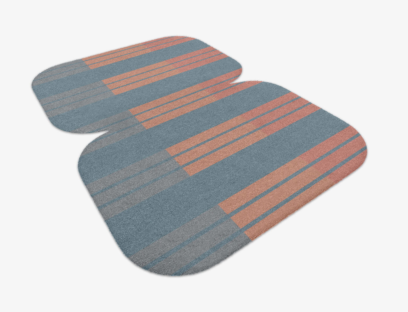 Sweep Minimalist Eight Hand Knotted Tibetan Wool Custom Rug by Rug Artisan
