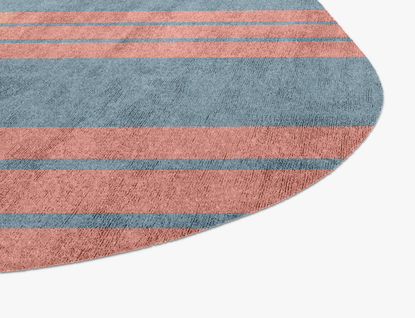 Sweep Minimalist Oblong Hand Knotted Bamboo Silk Custom Rug by Rug Artisan