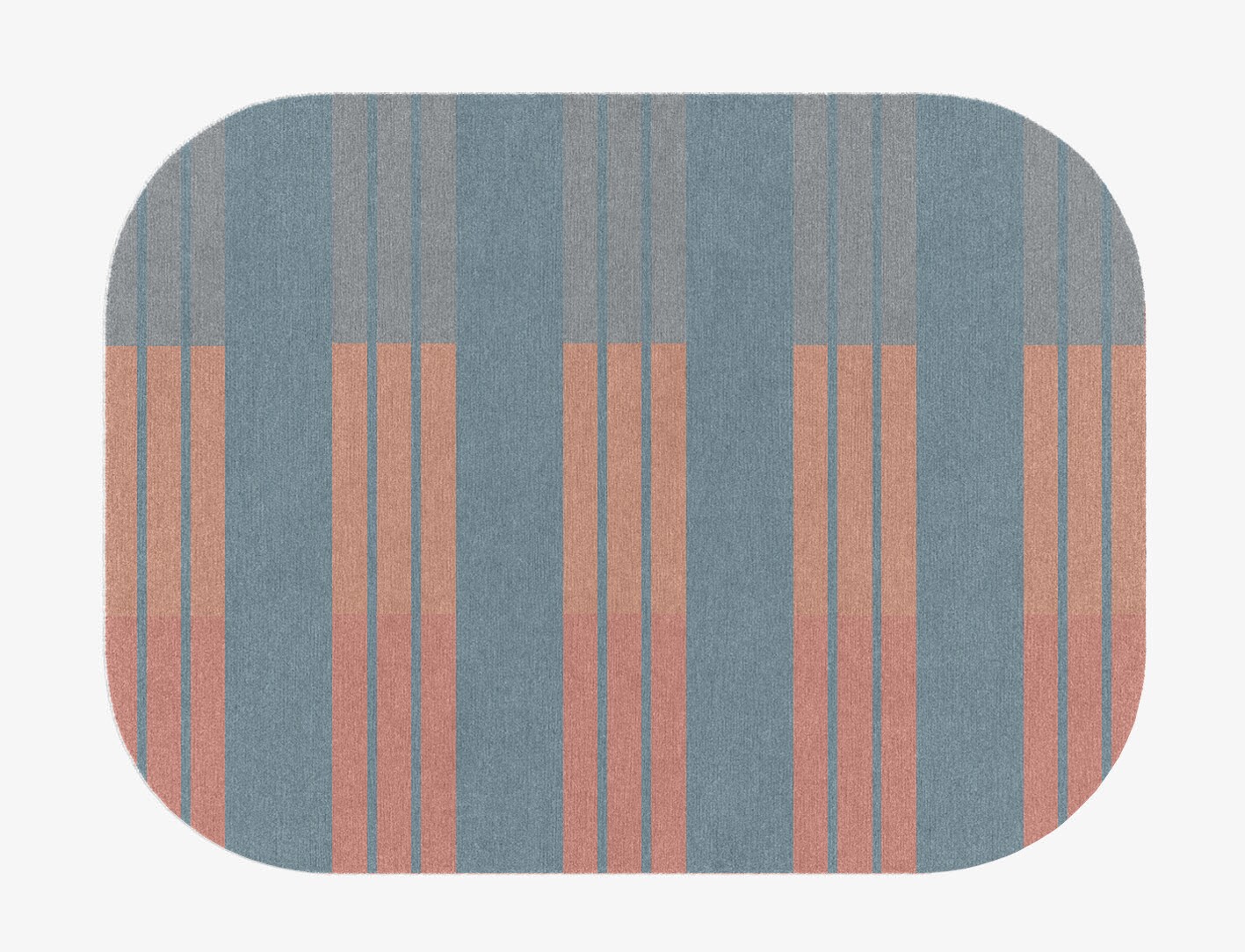 Sweep Minimalist Oblong Hand Knotted Tibetan Wool Custom Rug by Rug Artisan