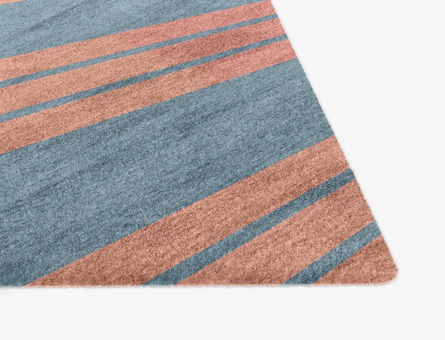 Sweep Minimalist Ogee Hand Knotted Bamboo Silk Custom Rug by Rug Artisan