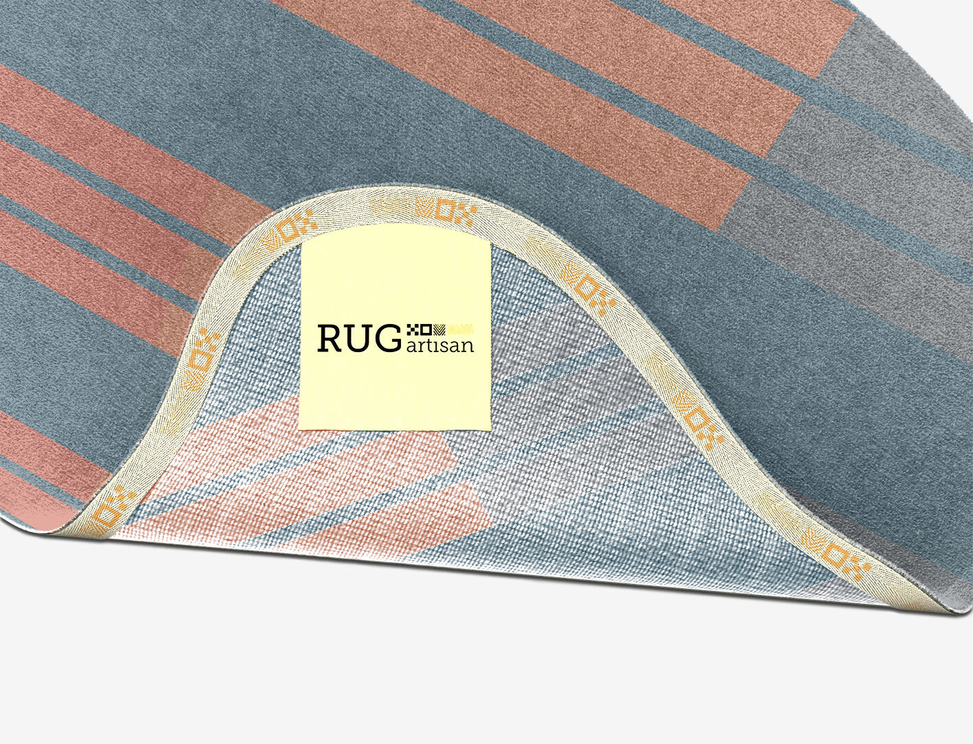 Sweep Minimalist Splash Hand Knotted Tibetan Wool Custom Rug by Rug Artisan