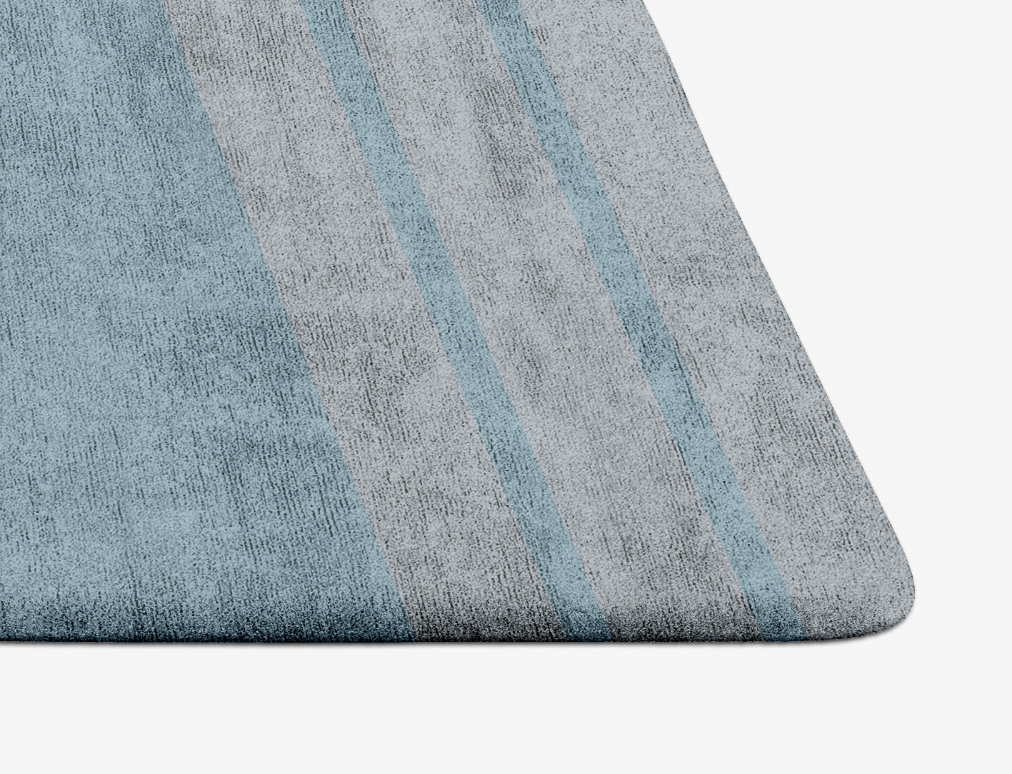 Sweep Minimalist Arch Hand Tufted Bamboo Silk Custom Rug by Rug Artisan