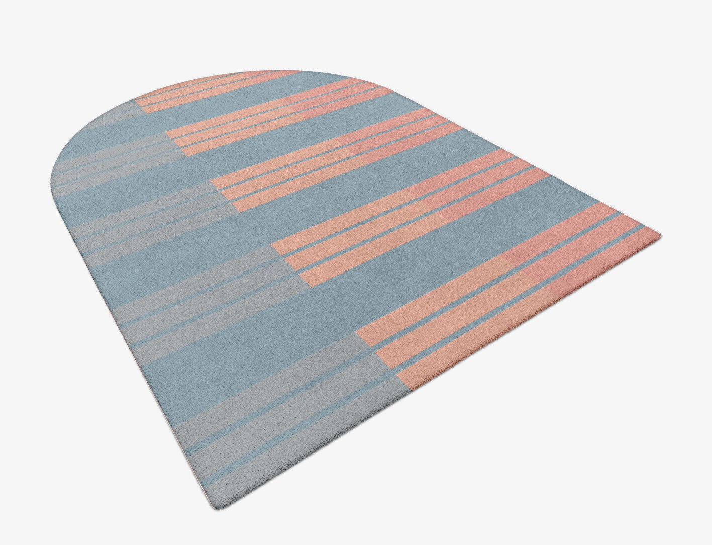Sweep Minimalist Arch Hand Tufted Pure Wool Custom Rug by Rug Artisan