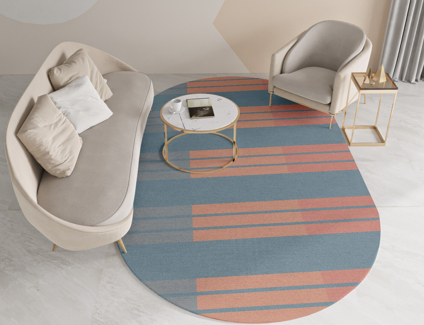 Sweep Minimalist Capsule Hand Tufted Pure Wool Custom Rug by Rug Artisan