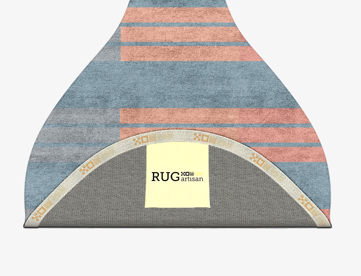 Sweep Minimalist Drop Hand Tufted Bamboo Silk Custom Rug by Rug Artisan