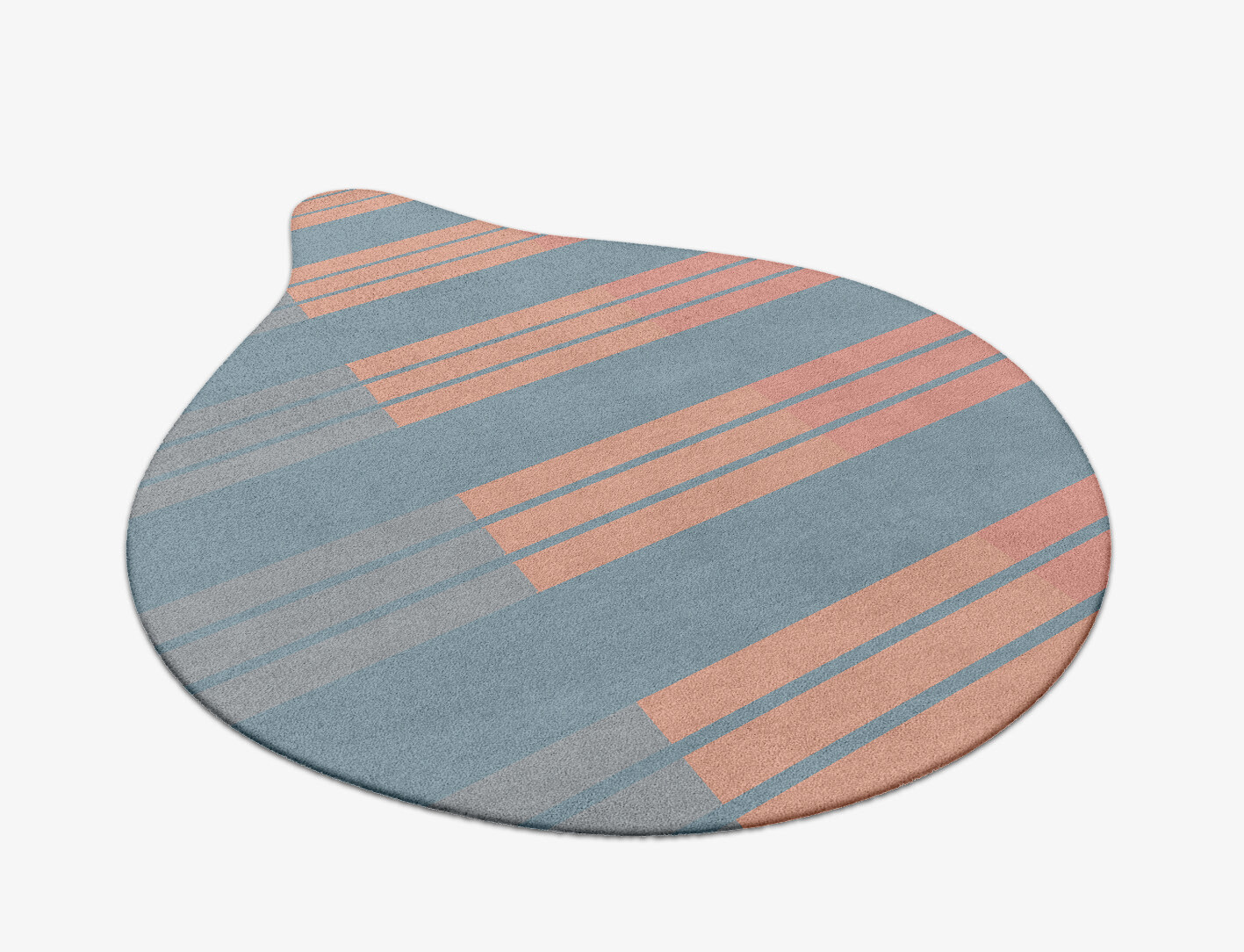 Sweep Minimalist Drop Hand Tufted Pure Wool Custom Rug by Rug Artisan