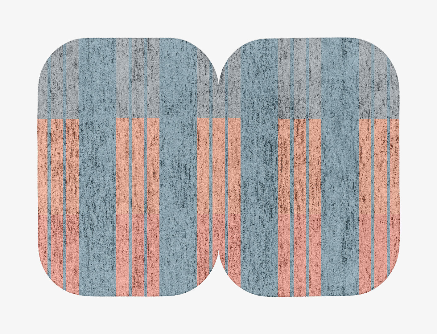 Sweep Minimalist Eight Hand Tufted Bamboo Silk Custom Rug by Rug Artisan