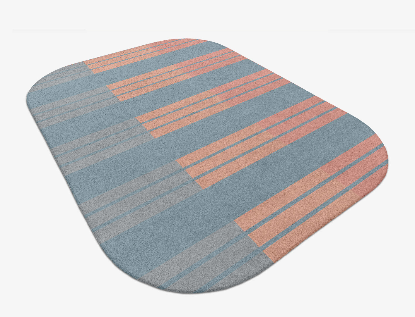 Sweep Minimalist Oblong Hand Tufted Pure Wool Custom Rug by Rug Artisan