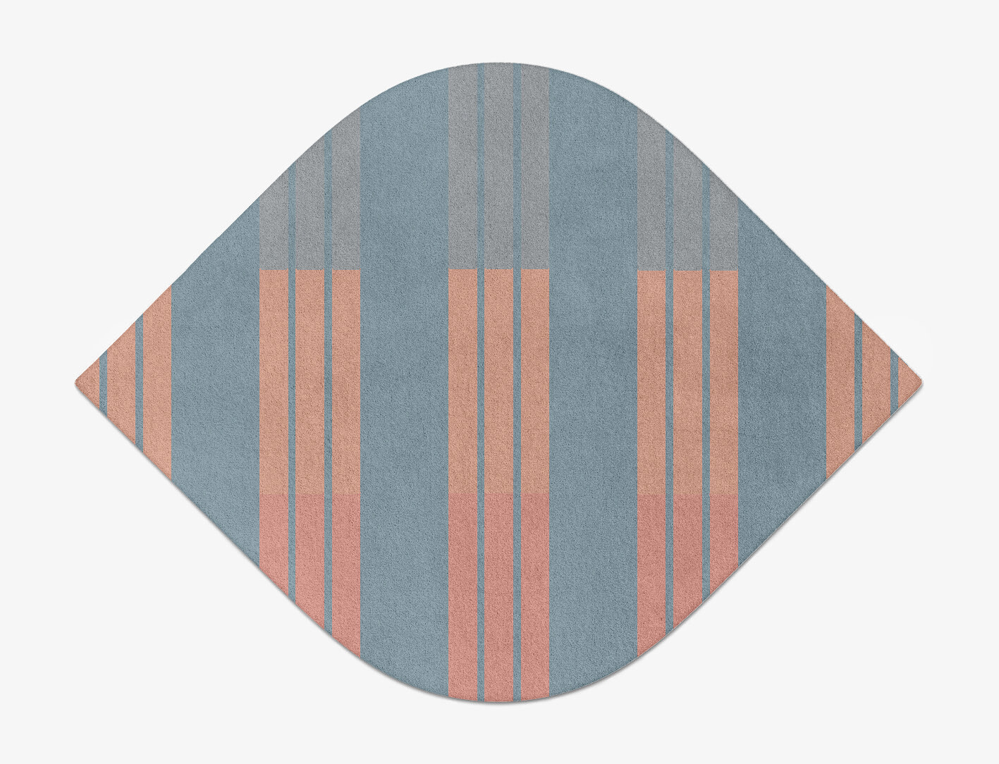 Sweep Minimalist Ogee Hand Tufted Pure Wool Custom Rug by Rug Artisan