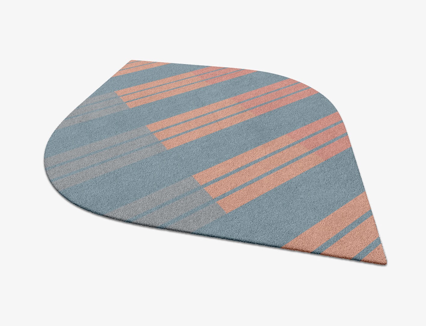 Sweep Minimalist Ogee Hand Tufted Pure Wool Custom Rug by Rug Artisan