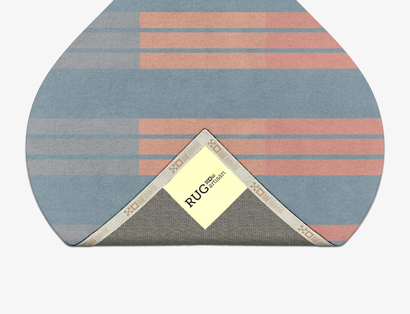 Sweep Minimalist Ogee Hand Tufted Pure Wool Custom Rug by Rug Artisan