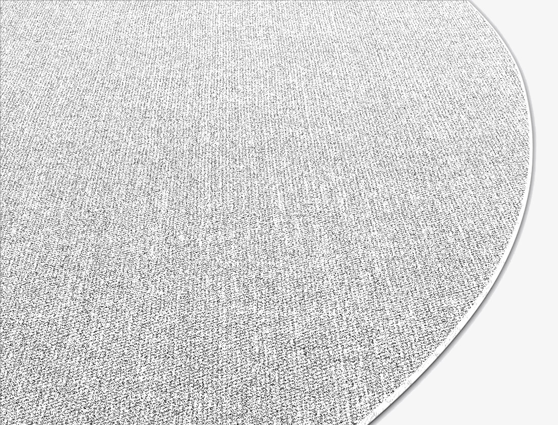 Sweven Minimalist Oval Flatweave New Zealand Wool Custom Rug by Rug Artisan