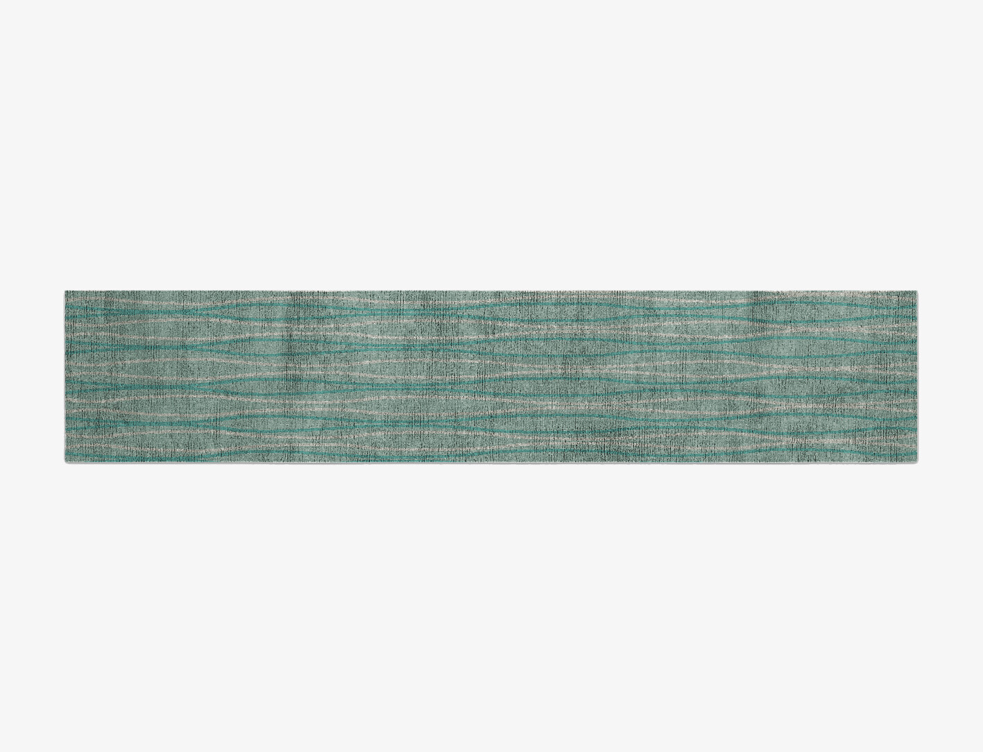 Sweven Minimalist Runner Flatweave Bamboo Silk Custom Rug by Rug Artisan