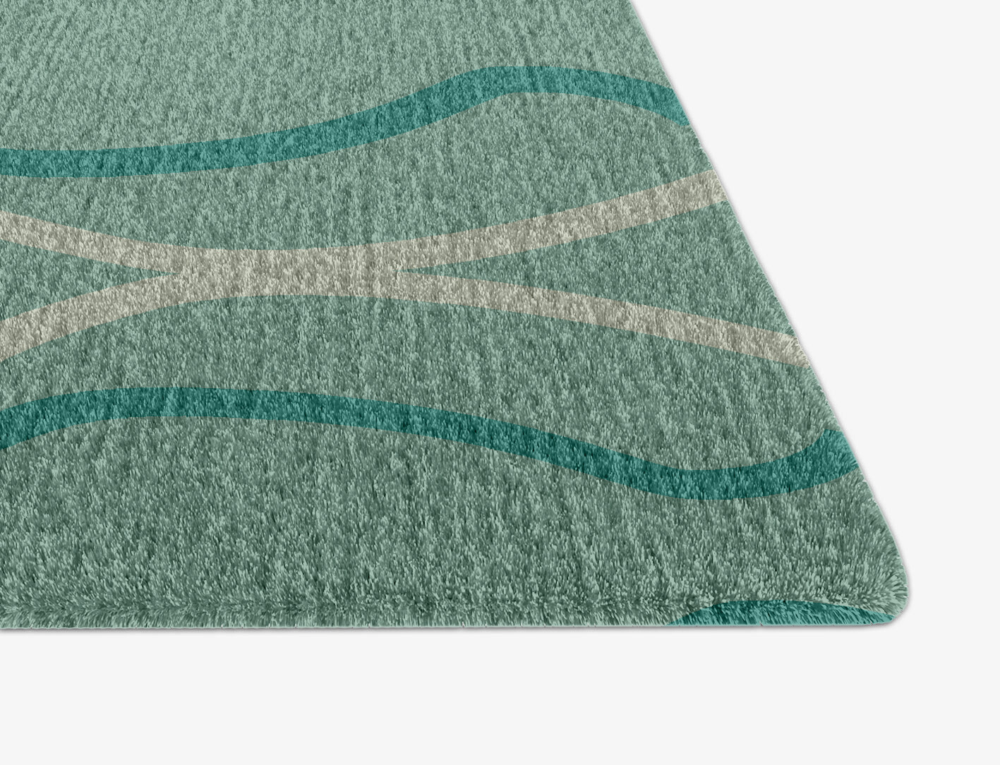 Sweven Minimalist Arch Hand Knotted Tibetan Wool Custom Rug by Rug Artisan