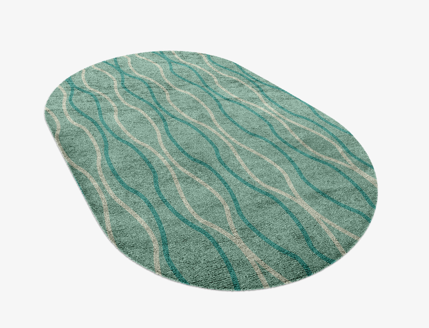 Sweven Minimalist Capsule Hand Knotted Bamboo Silk Custom Rug by Rug Artisan