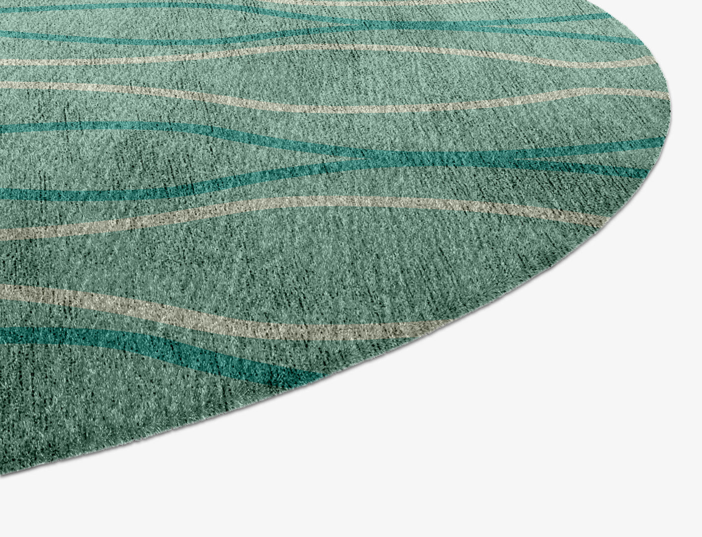 Sweven Minimalist Capsule Hand Knotted Bamboo Silk Custom Rug by Rug Artisan
