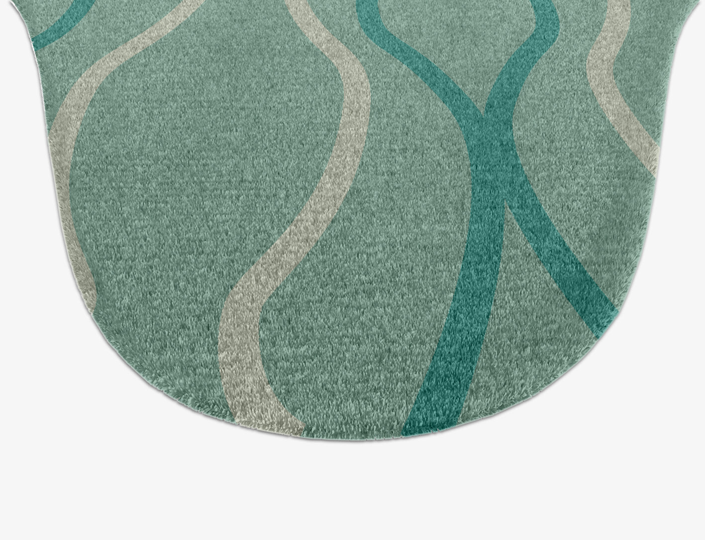 Sweven Minimalist Drop Hand Knotted Tibetan Wool Custom Rug by Rug Artisan