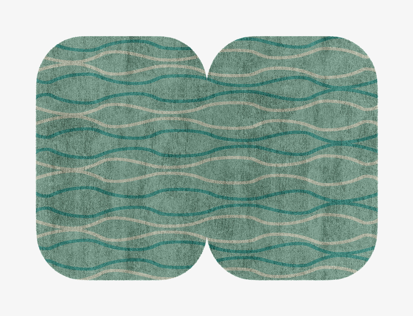 Sweven Minimalist Eight Hand Knotted Bamboo Silk Custom Rug by Rug Artisan