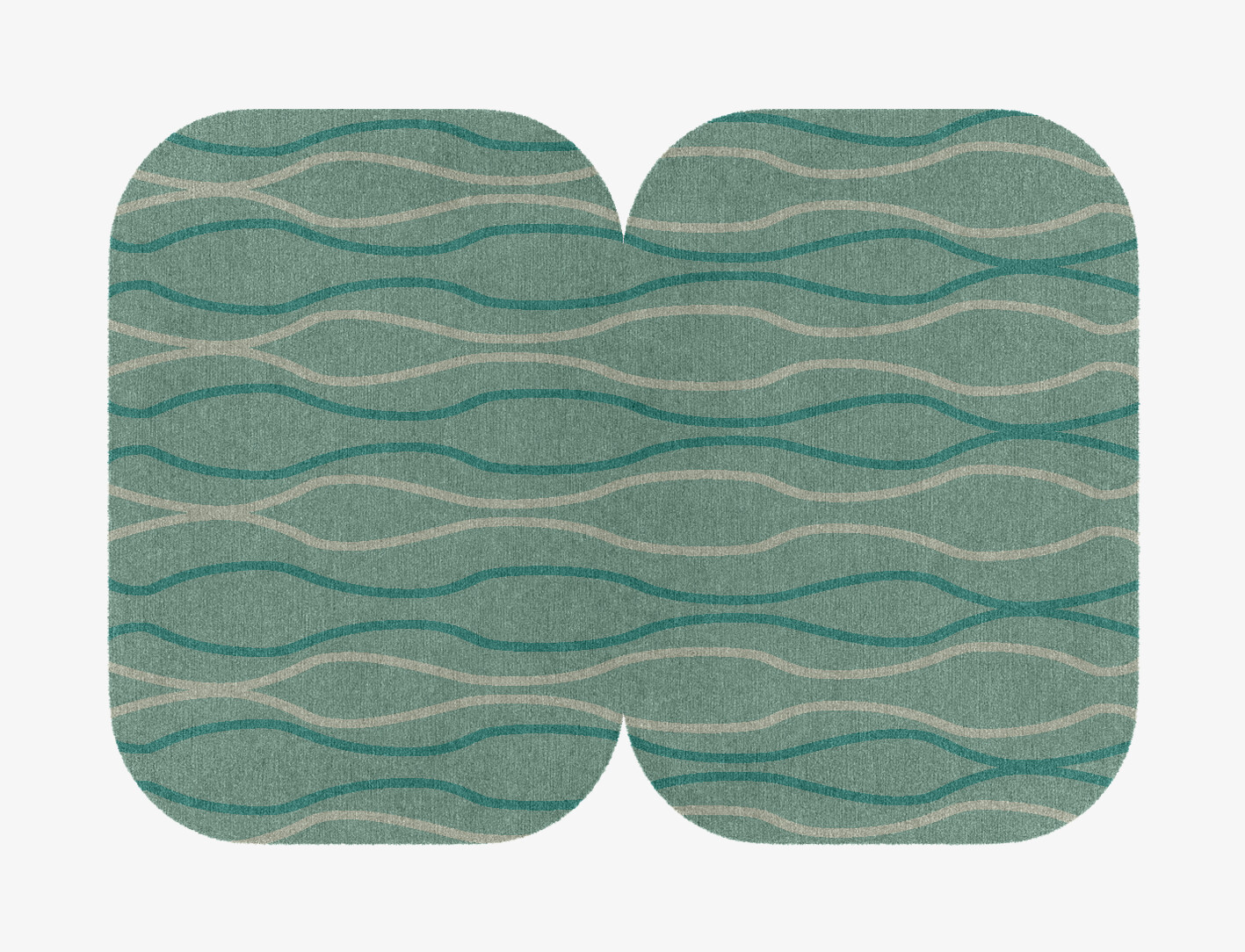 Sweven Minimalist Eight Hand Knotted Tibetan Wool Custom Rug by Rug Artisan