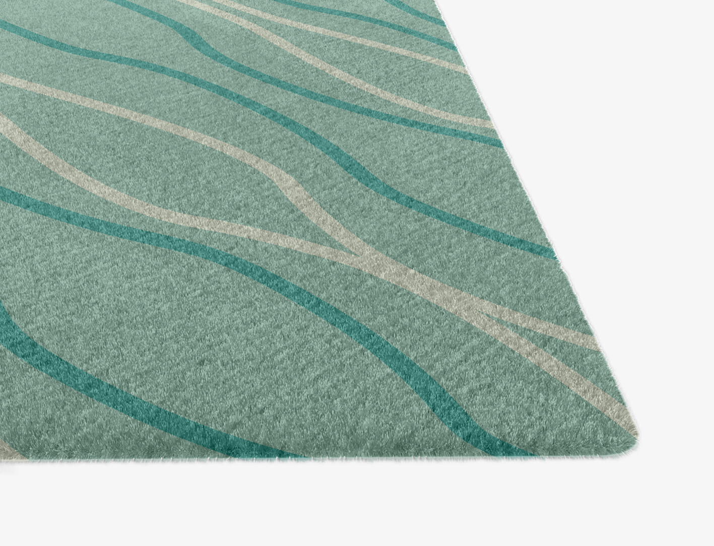 Sweven Minimalist Ogee Hand Knotted Tibetan Wool Custom Rug by Rug Artisan