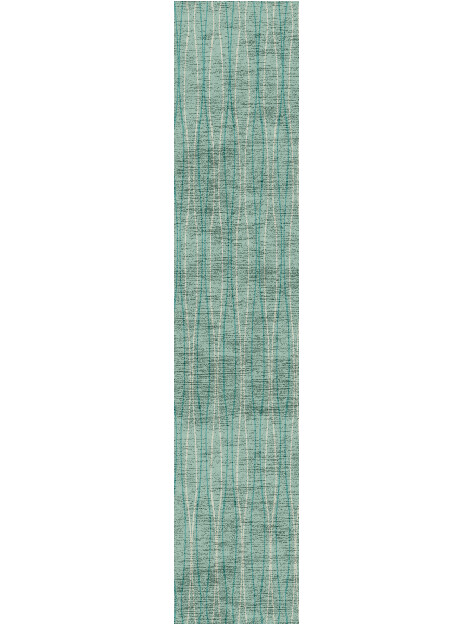 Sweven Minimalist Runner Hand Knotted Bamboo Silk Custom Rug by Rug Artisan