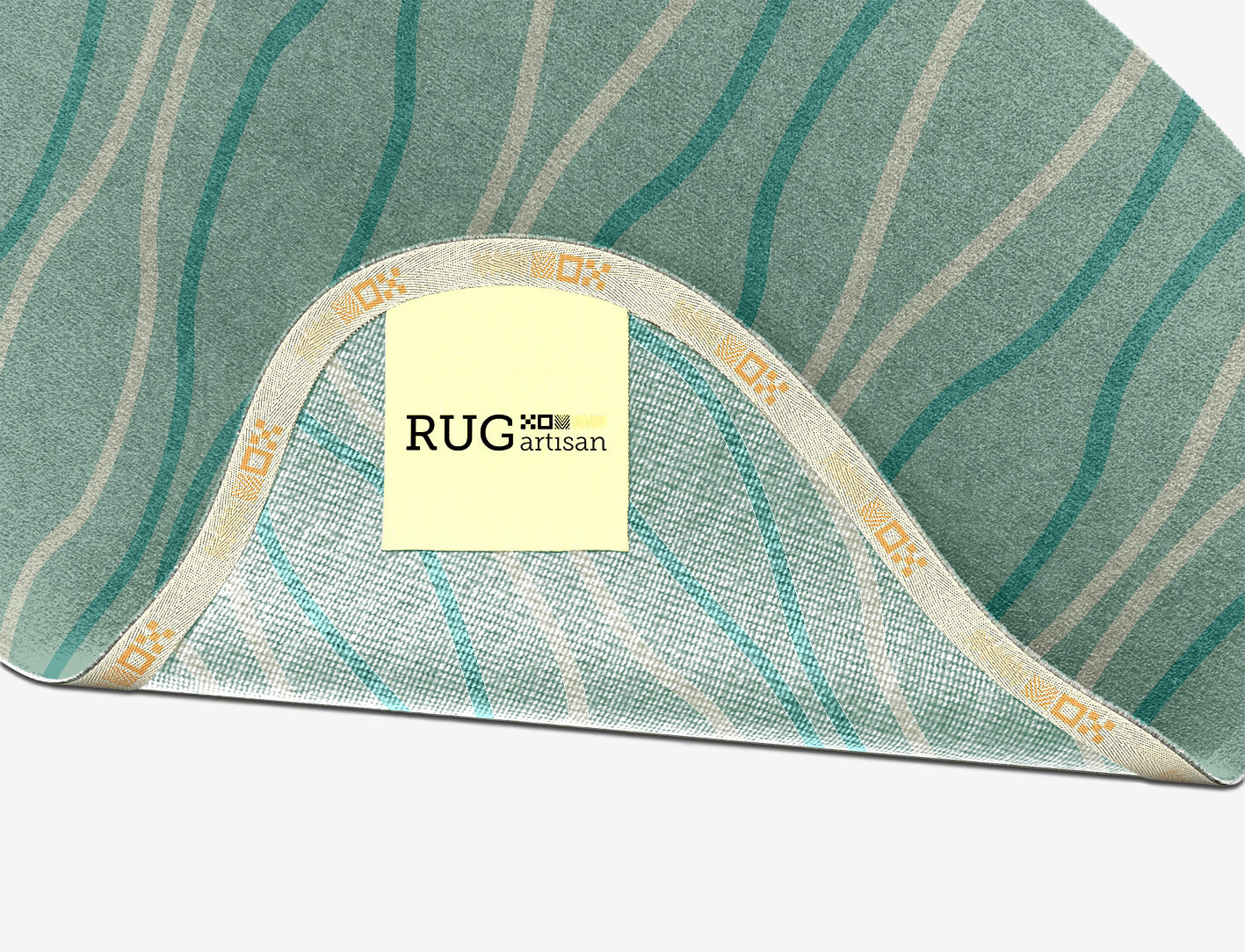 Sweven Minimalist Splash Hand Knotted Tibetan Wool Custom Rug by Rug Artisan
