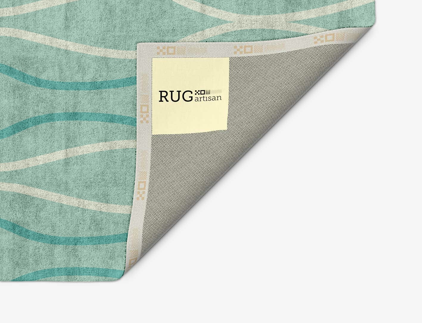 Sweven Minimalist Arch Hand Tufted Bamboo Silk Custom Rug by Rug Artisan