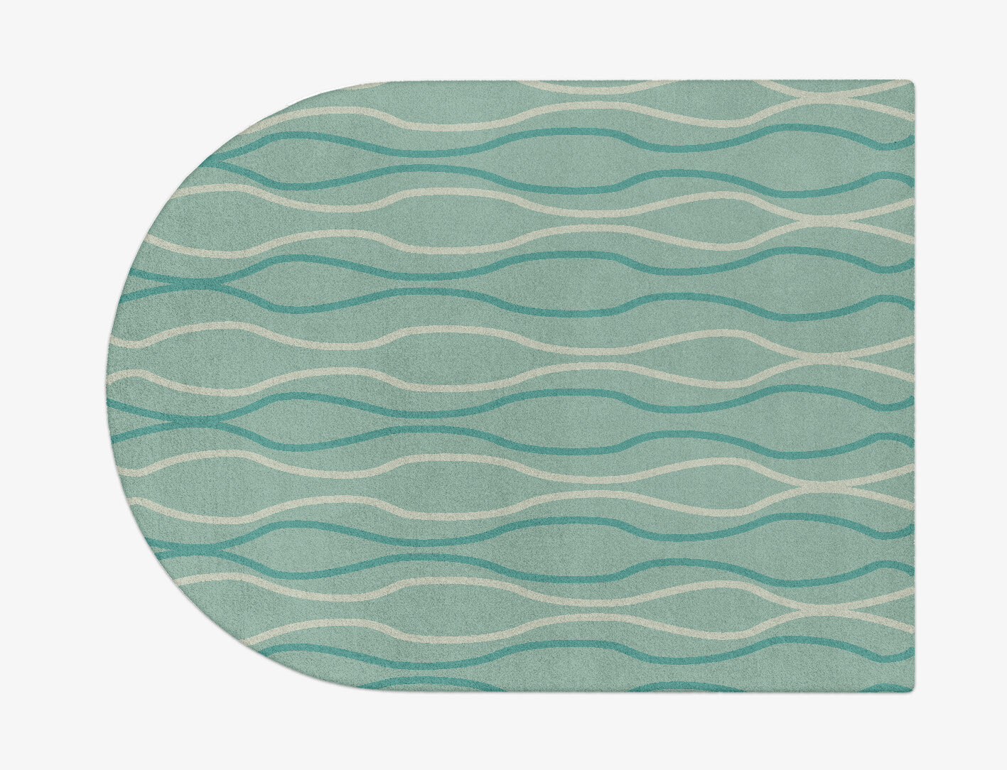 Sweven Minimalist Arch Hand Tufted Pure Wool Custom Rug by Rug Artisan