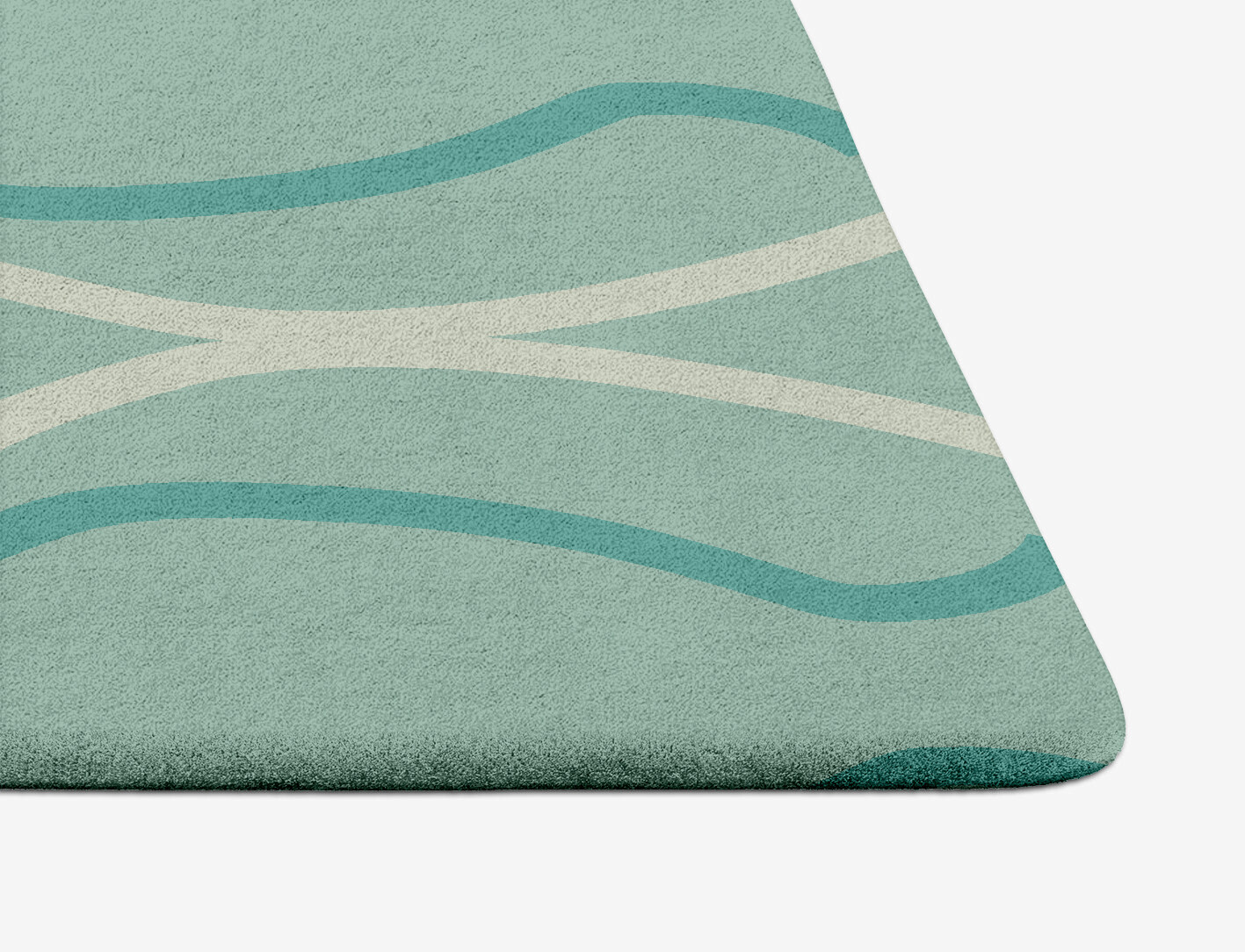 Sweven Minimalist Arch Hand Tufted Pure Wool Custom Rug by Rug Artisan