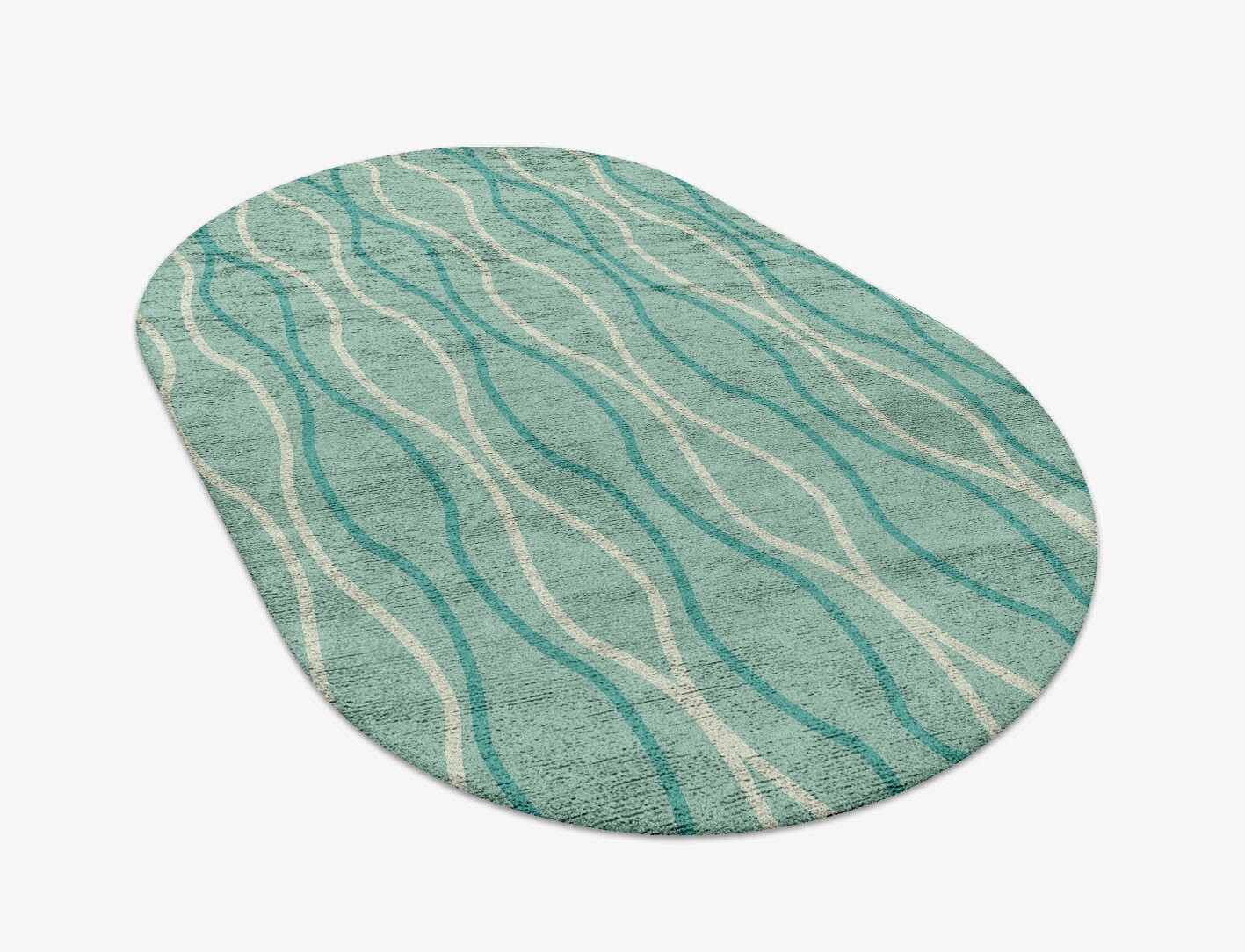 Sweven Minimalist Capsule Hand Tufted Bamboo Silk Custom Rug by Rug Artisan