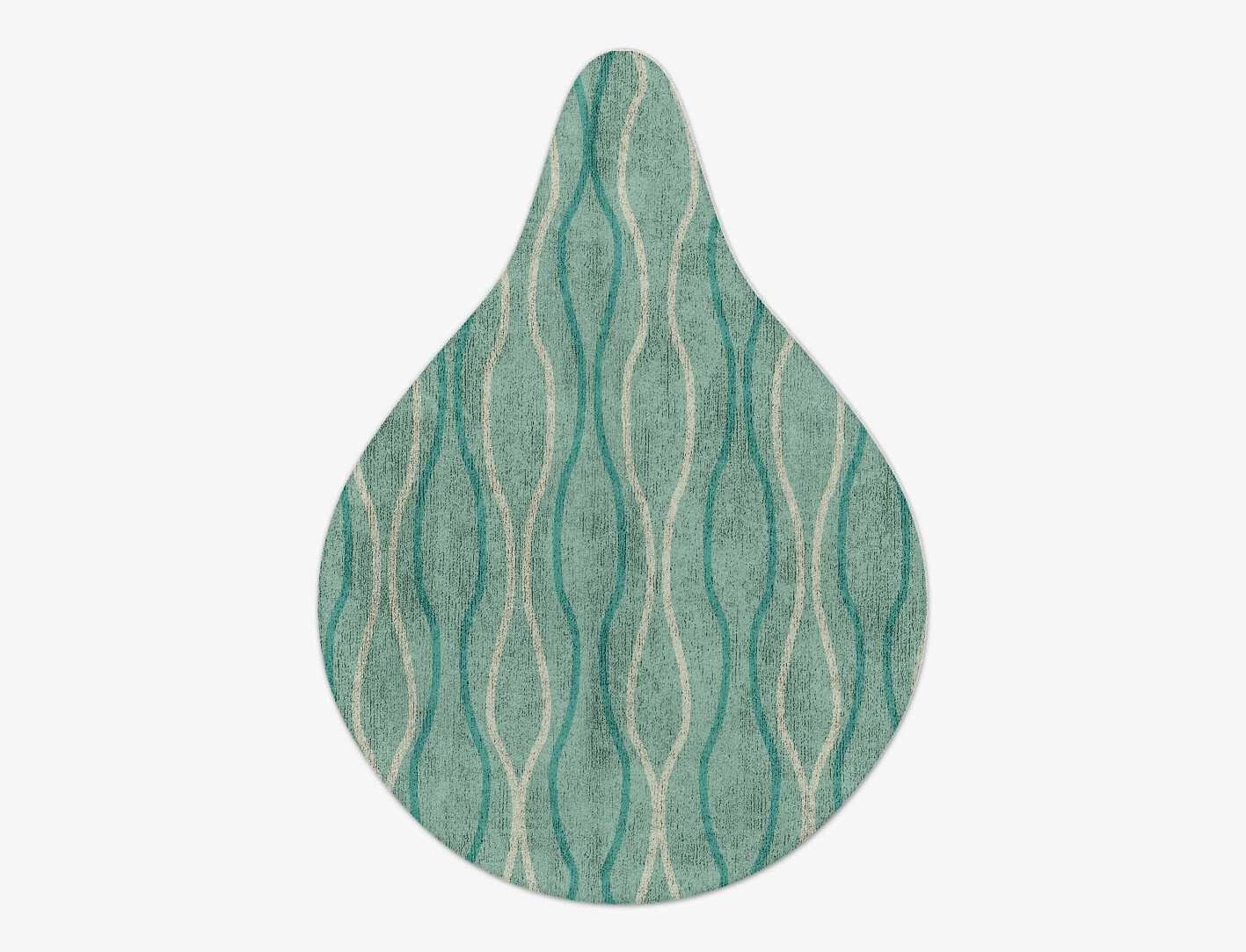 Sweven Minimalist Drop Hand Tufted Bamboo Silk Custom Rug by Rug Artisan