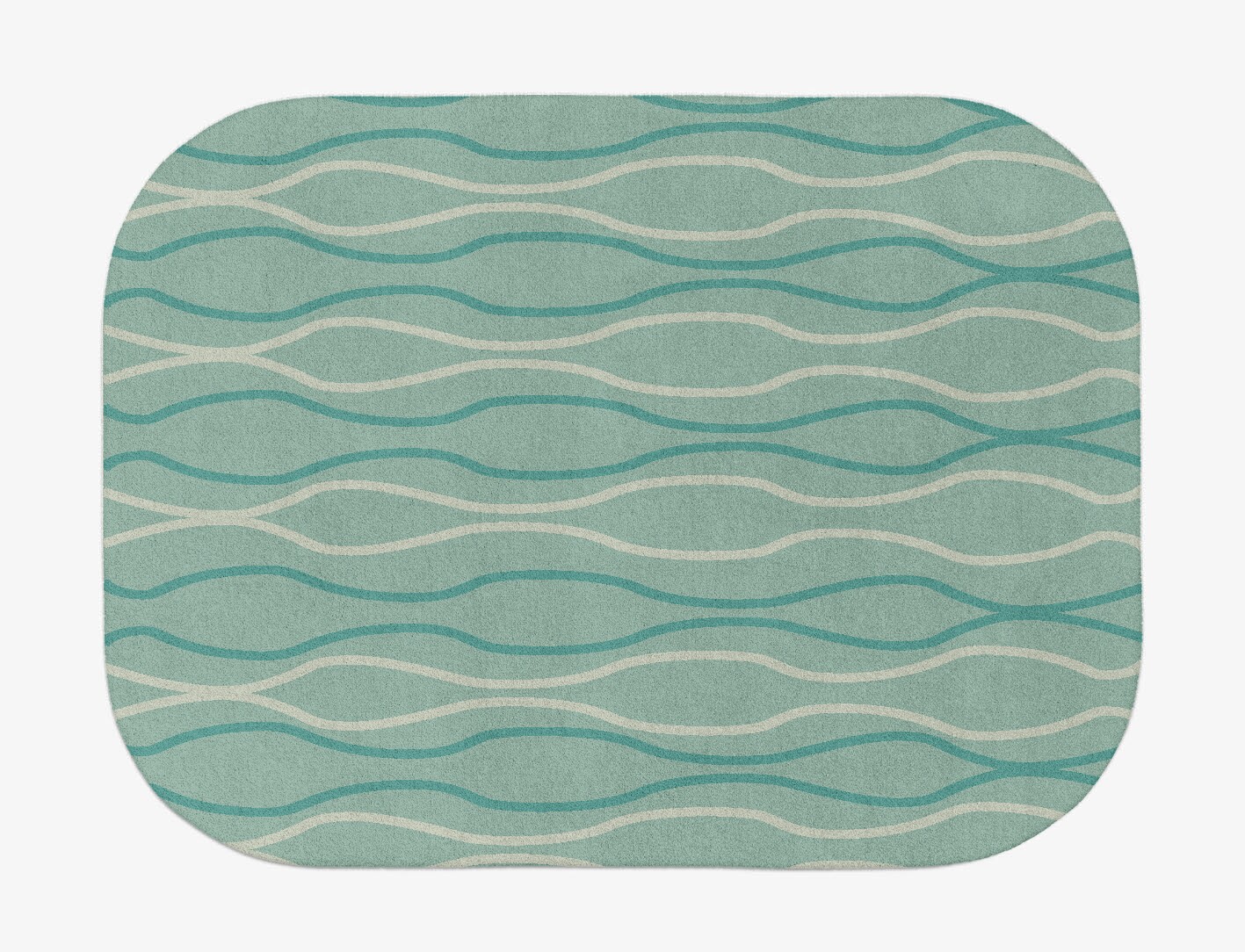 Sweven Minimalist Oblong Hand Tufted Pure Wool Custom Rug by Rug Artisan