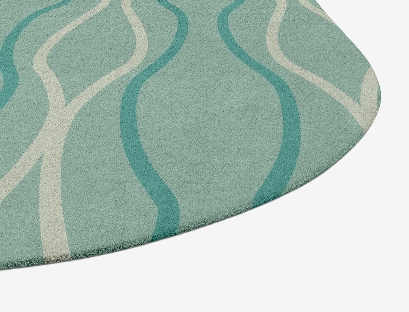 Sweven Minimalist Oblong Hand Tufted Pure Wool Custom Rug by Rug Artisan
