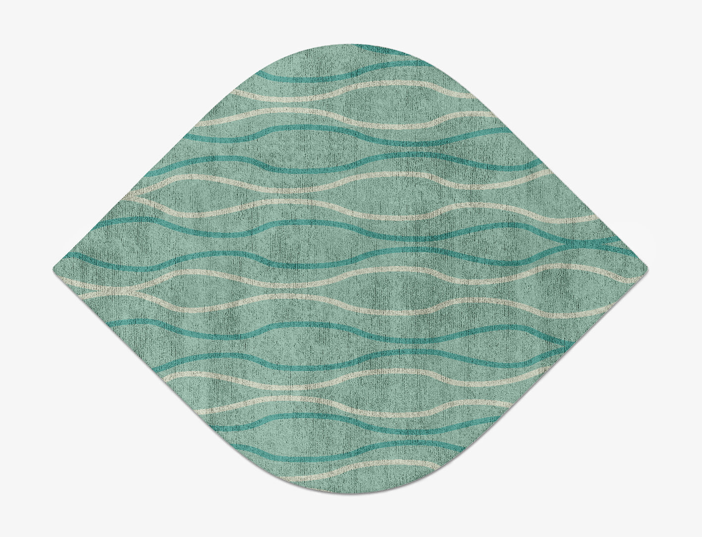Sweven Minimalist Ogee Hand Tufted Bamboo Silk Custom Rug by Rug Artisan