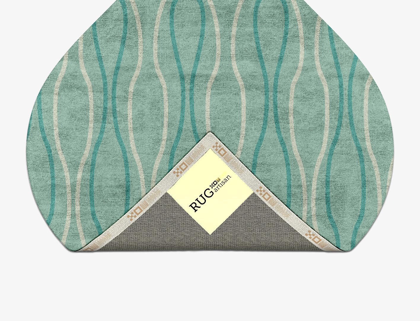 Sweven Minimalist Ogee Hand Tufted Bamboo Silk Custom Rug by Rug Artisan