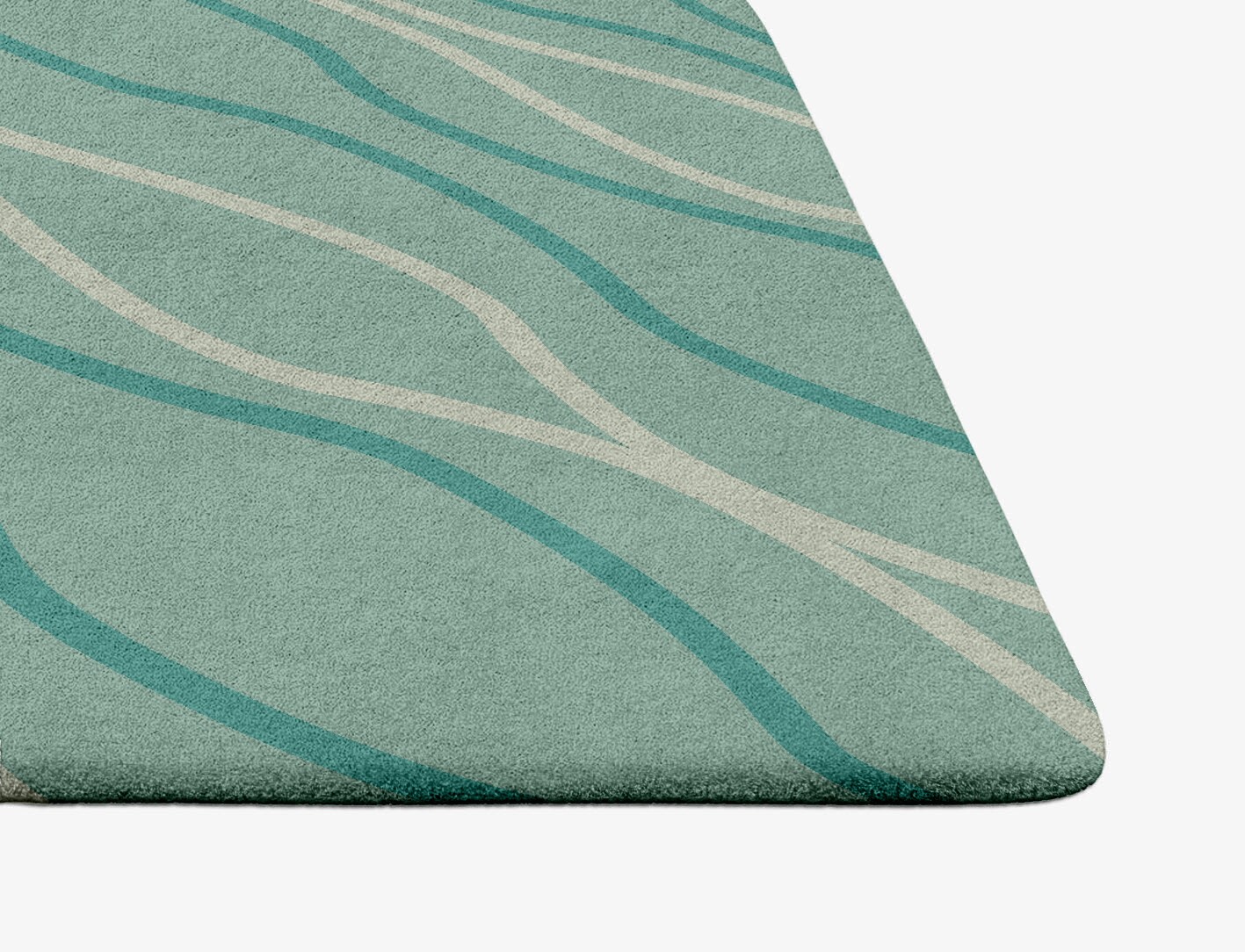 Sweven Minimalist Ogee Hand Tufted Pure Wool Custom Rug by Rug Artisan