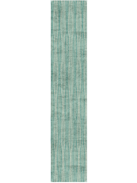 Sweven Minimalist Runner Hand Tufted Bamboo Silk Custom Rug by Rug Artisan