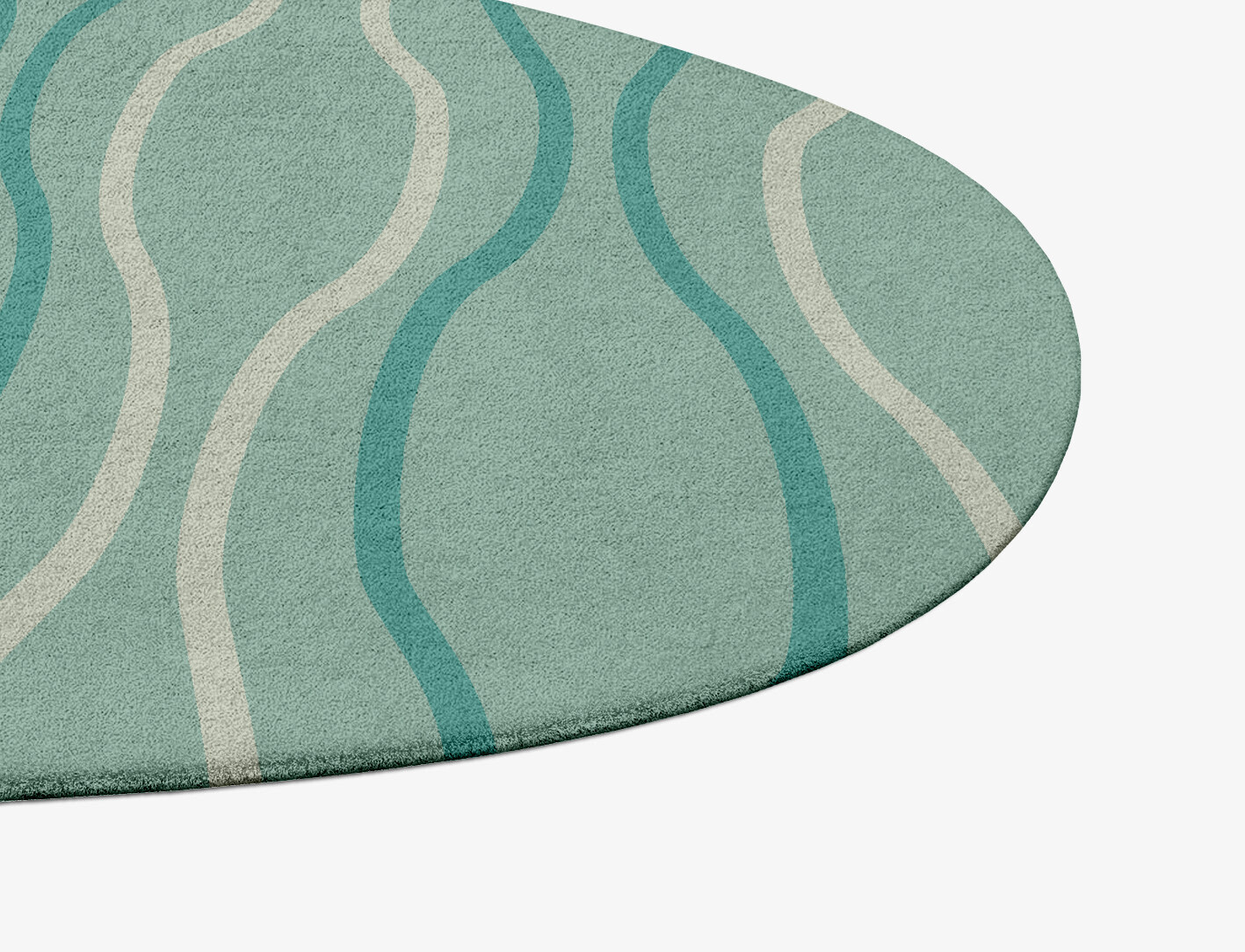Sweven Minimalist Splash Hand Tufted Pure Wool Custom Rug by Rug Artisan