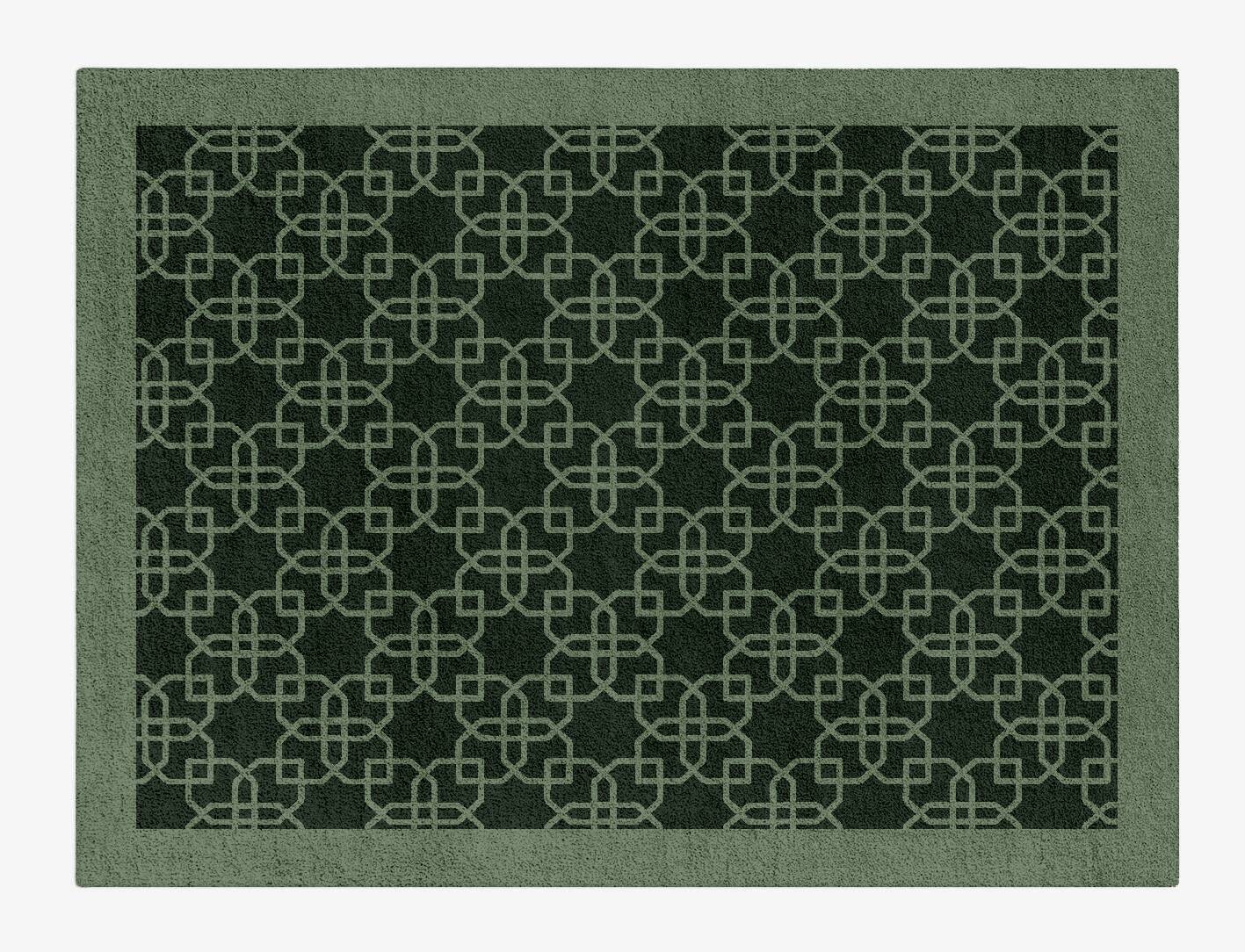 Symmetria Geometric Rectangle Hand Tufted Pure Wool Custom Rug by Rug Artisan