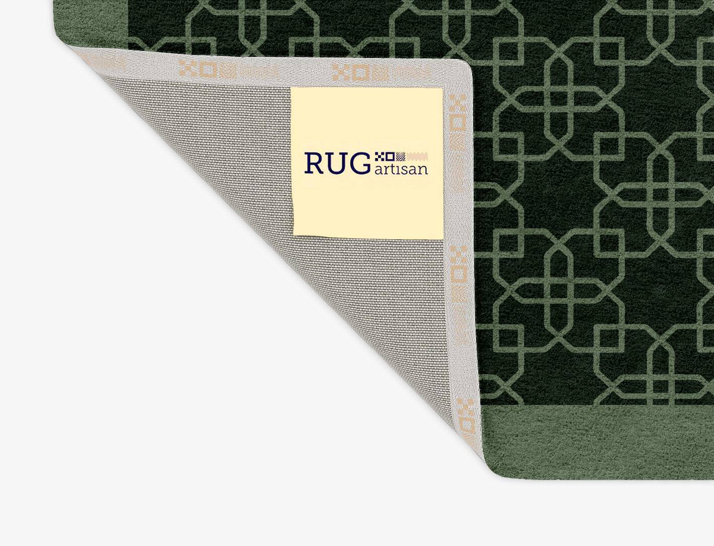 Symmetria Geometric Rectangle Hand Tufted Pure Wool Custom Rug by Rug Artisan