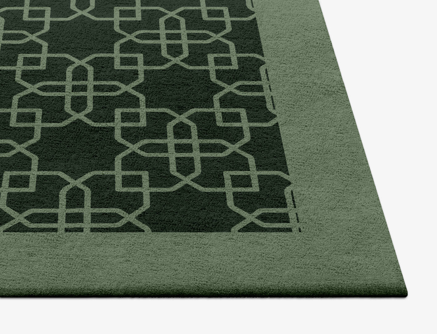 Symmetria Geometric Square Hand Tufted Pure Wool Custom Rug by Rug Artisan