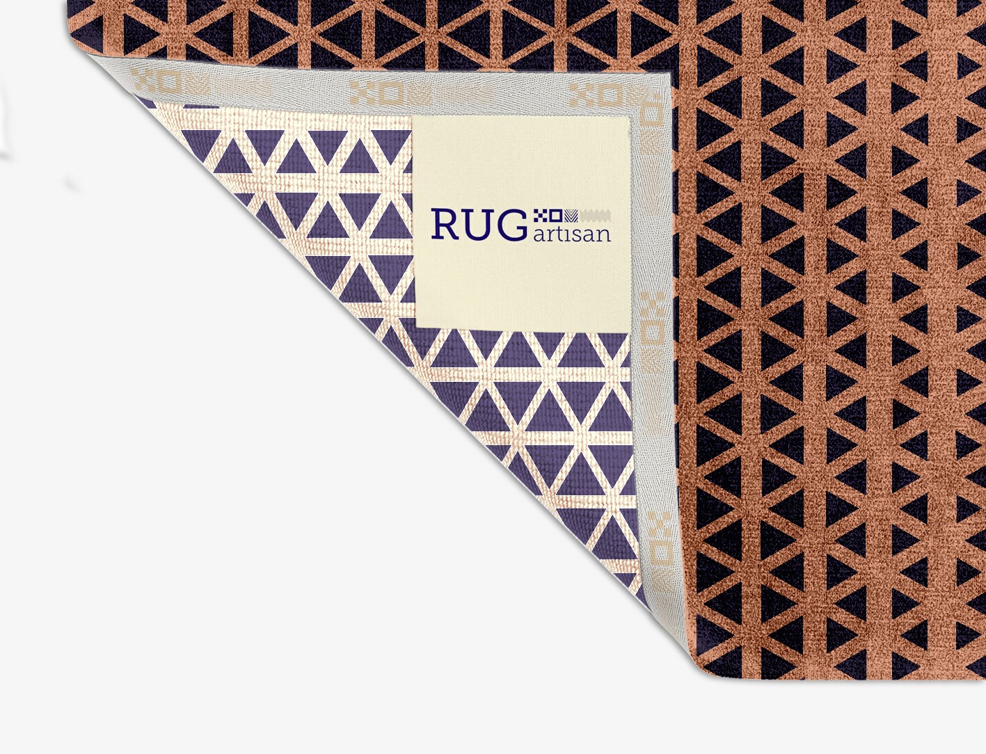 Synchronize Geometric Square Hand Knotted Bamboo Silk Custom Rug by Rug Artisan