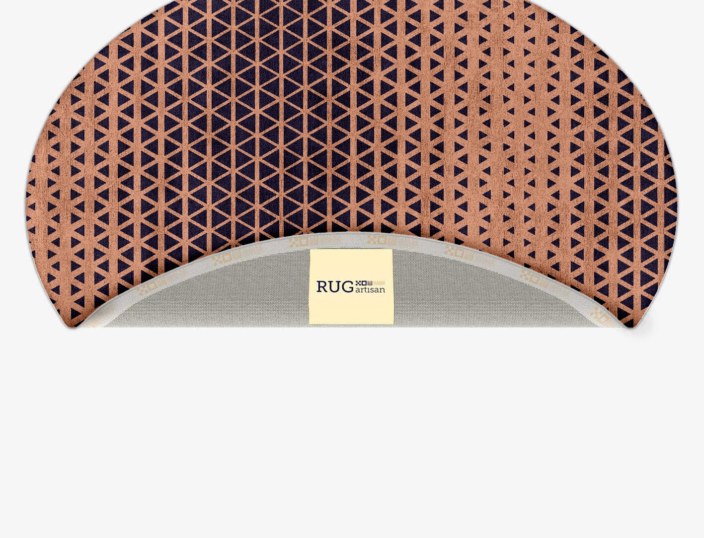 Synchronize Geometric Oval Hand Tufted Bamboo Silk Custom Rug by Rug Artisan