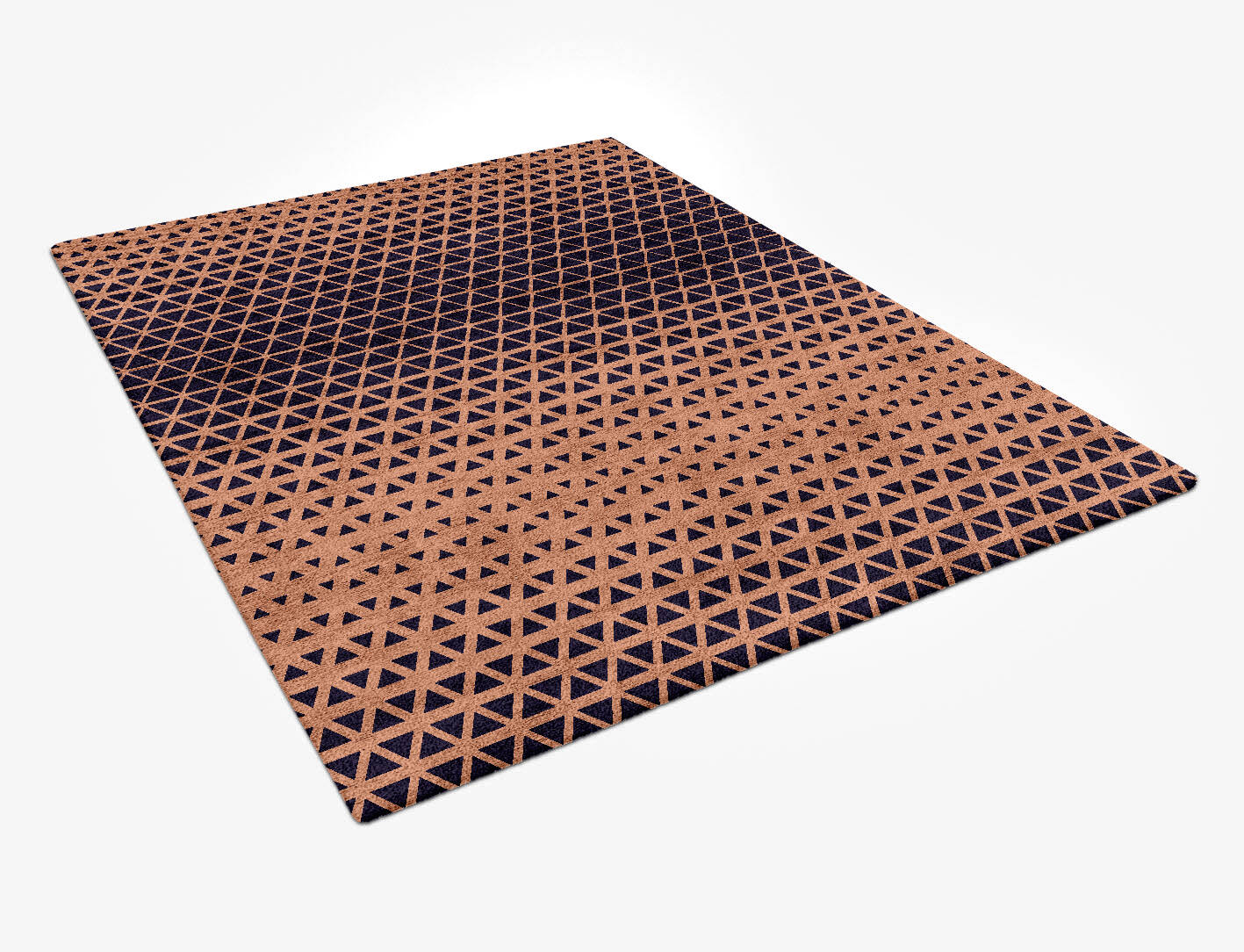 Synchronize Modern Geometrics Rectangle Hand Tufted Bamboo Silk Custom Rug by Rug Artisan