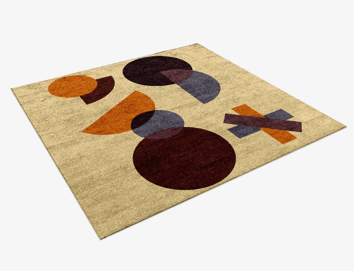 Syzygy Kids Square Hand Knotted Bamboo Silk Custom Rug by Rug Artisan
