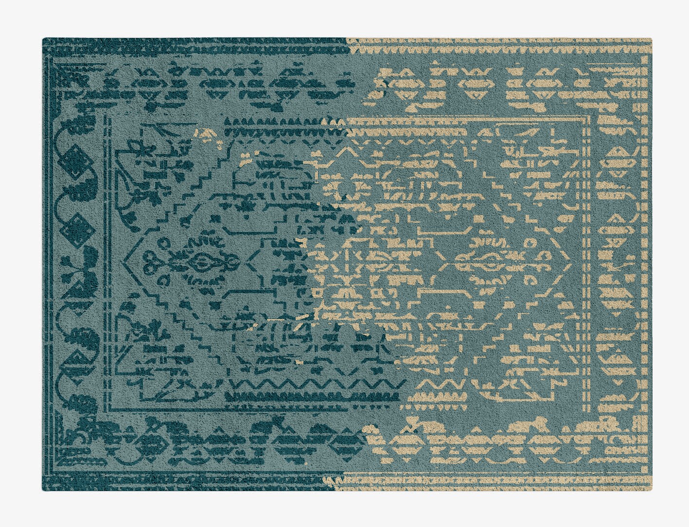 Tabriz Persian Bagh Rectangle Hand Tufted Pure Wool Custom Rug by Rug Artisan