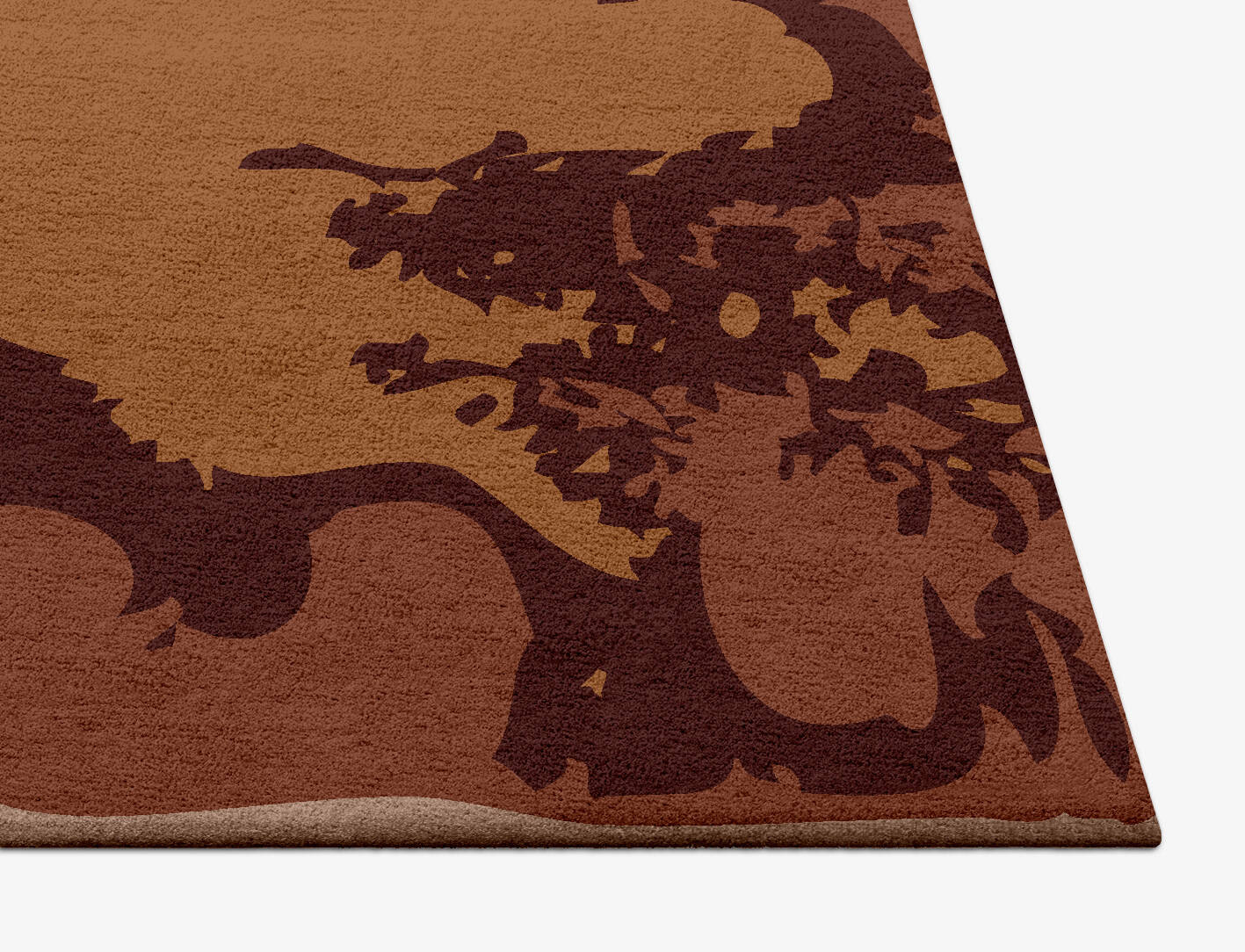 Talkie Abstract Square Hand Tufted Pure Wool Custom Rug by Rug Artisan