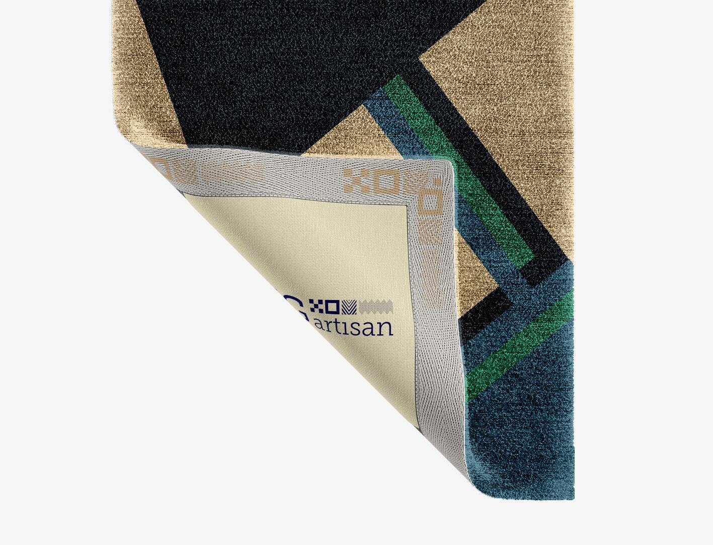 Tangent Kid Runner Hand Knotted Bamboo Silk Custom Rug by Rug Artisan